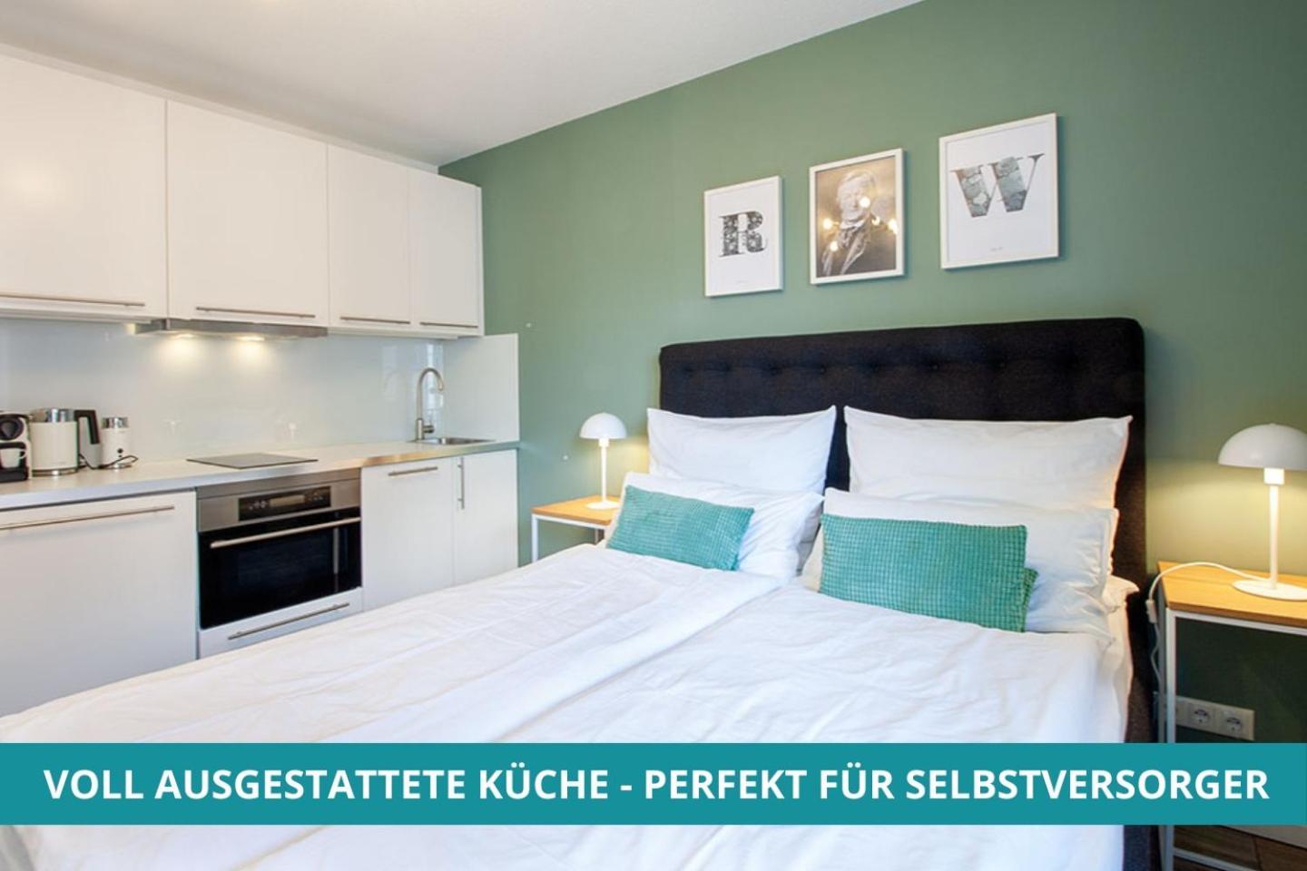 Apartment Wahnfried No1 - zentrales Wohnen mit Küche, Duschbad und Balkon Bayreuth Exterior foto