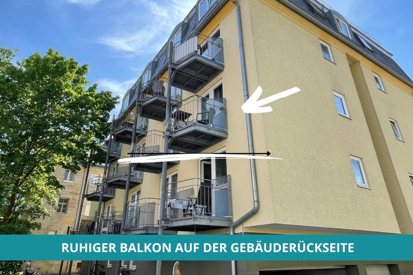Apartment Wahnfried No1 - zentrales Wohnen mit Küche, Duschbad und Balkon Bayreuth Exterior foto